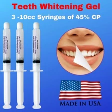 3 Pro Quality Teeth Whitening Gel Syringes  Made in USA-Strongest Gel on Ebay