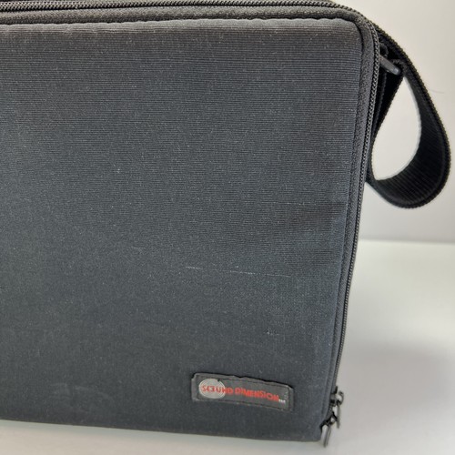 Estuche de Transporte Sound Dimension 30 CD Negro Nylon Estuche Suave Cremallera con Correa De Colección - Imagen 6 de 14