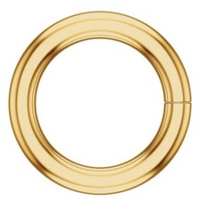5 Pieces 14K Yellow Gold 3mm 24 gauge Jump Ring