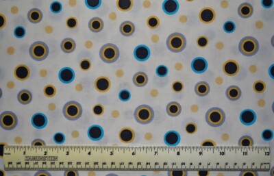 Red Rooster Fabrics Reflections dots circles  1/4 yard 100% cotton fabric sewing