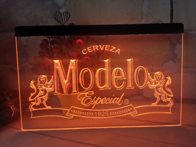 LED Licht Leuchtreklame für MODELO CERVEZA ESPECIAL Bier Bar Pub Club Haus Zi...