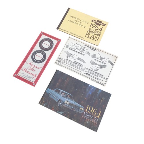 1964 CHEVROLET IMPALA SS OWNERS MANUAL - 4 Book Chevy Literature Guide ORIGINAL - Picture 11 of 11