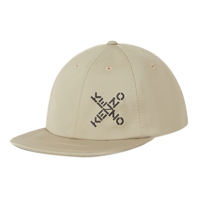 Kenzo Sport 'Little X' Nylon Baseball Cap FB65AC223F21 Taupe -BRAND NEW WITH TAG