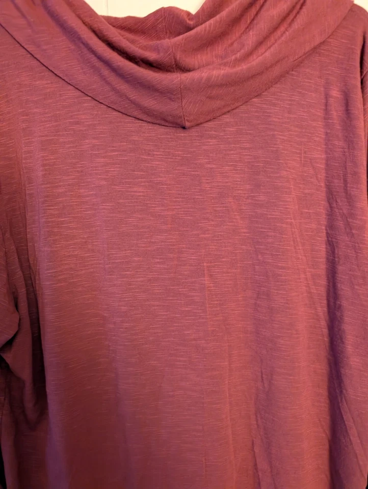 Camisa Royal Robbins Para Mujer Talla XL Escuchada Capucha Cuello Cómoda Cálida Y2K Foto 4 de 4