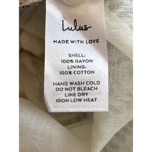 Lulu's Women's Beach Weekend Cream & Purple Striped Button-up Shirt Dress - Med - Picture 8 of 11