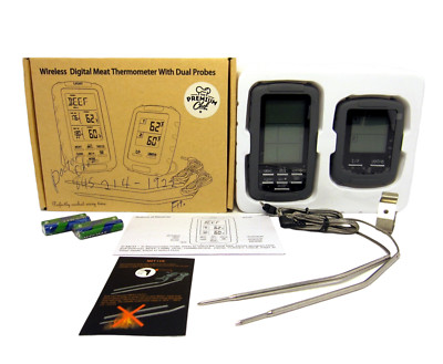 The Premium Chef Wireless Digital Meat Thermometer Dual Probes Grill BBQ Smoker