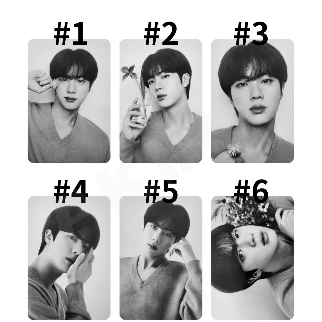BTS 2024 POP-UP MONOCHROME OFFICIAL MINI PHOTO CARD | eBay