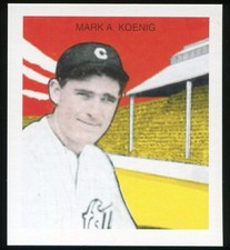 1933 Tattoo Orbit (R305 Reprint) - Mark Koenig Chicago Cubs