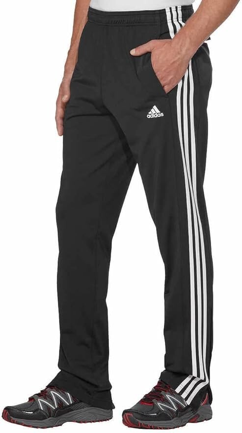 adidas men's essentials tricot zipper pants