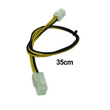 2 x Desktop CPU Power Supply 4PIN Extension Cord Computer 4Pin Cable 35cm