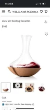 Vacu Vin Swirling Glass Carafe Decanter