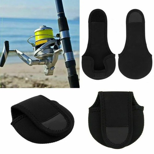 2/4x Fishing Reel Cover Bag Protective Baitcasting Trolling Case NEW - Picture 9 of 22