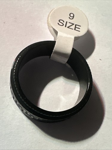 Modischer Trendring schwarz 925 Sterlingsilber Ringgröße 9 US - Bild 3 von 10
