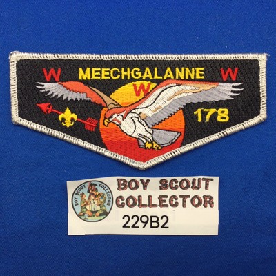 Boy Scout OA Meechgalanne Lodge 178 S32 Order Of The Arrow Patch New Jersey BIN