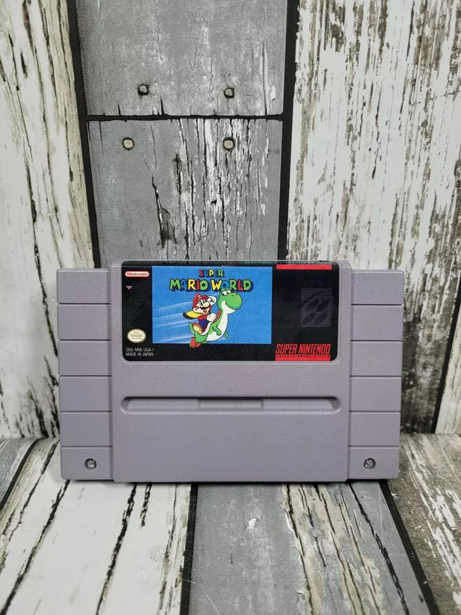 Super Mario World — SNES Super Nintendo Authentic Original Game 71436027282