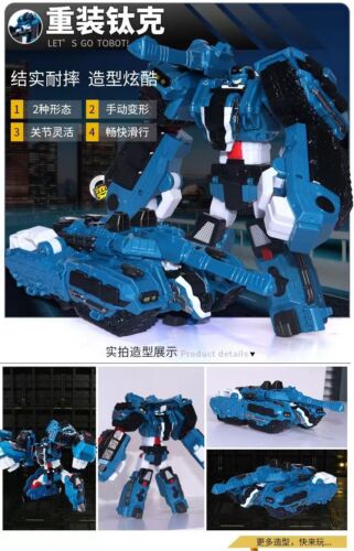 Tobot V GD Tank Man Transforming Robot Vehicle Toy 7in Boy children Toys Gifts - Picture 6 of 14