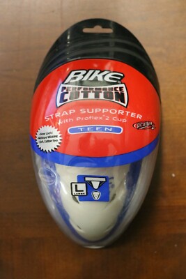 Bike performance cotton strap supporter with Proflex 2 cup. Teen Large