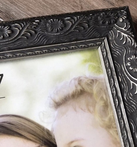 Rustic Picture Frame 5 X 7 Photo Frame Black Tone Classy - Picture 3 of 7