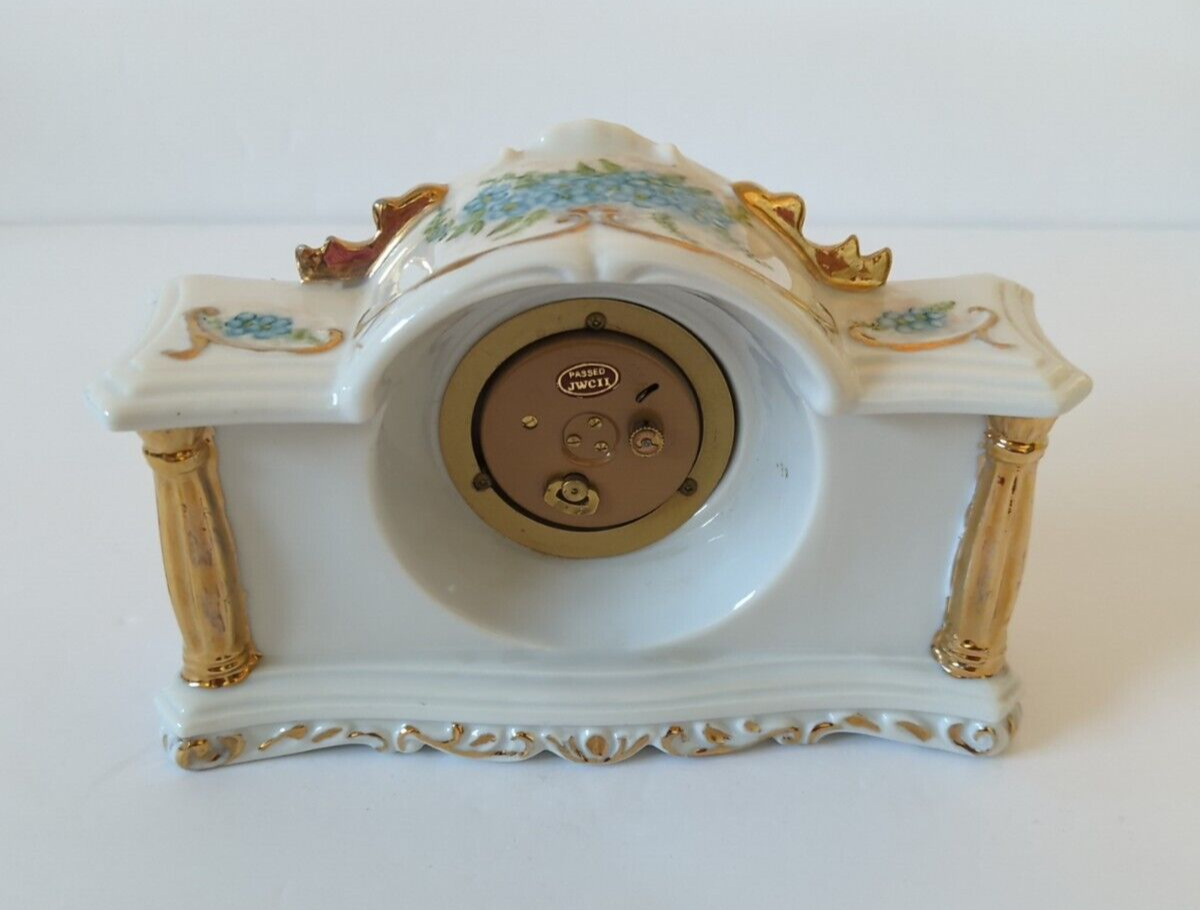 希少♦️LANDEX♦️国産♦️懐中時計型 ヴィンテージ時計♦️美品 いぶし金♦️電池式 Vintage Landex Royal Craft Quartz Alarm Clock Japan/made of