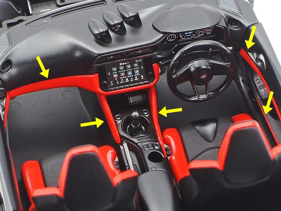 Nissan Z auto sportiva modellino tamiya 1-24 24363 kit di montaggio - Immagine 3 di 4