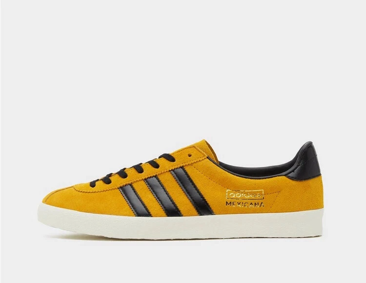adidas Originals Mexicana Men s Trainers in Yellow and Black Limited Stock