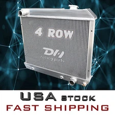 4Row Radiator For 63-64-65-66 Chevy C/K C10 20 30 Pickup GMC Pontiac Olds V8 284