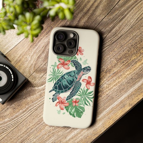 Tropical Turtle Island Flower Phone Case for iPhone, Samsung Galaxy, Pixel - Picture 7 of 175