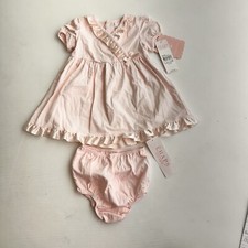 NWT Chaps Dress + Bloomers Set Corduroy  9 Month Light Pink Holiday