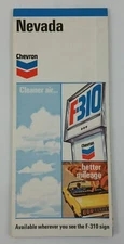 Vintage Road Map - 1972 Chevron Road Map - NEVADA