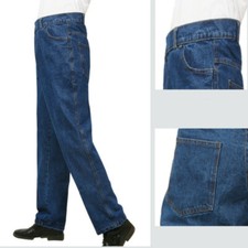 Pantalons En Jean Bleu Pour