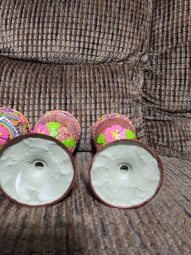 Gobelet Amscan Tiki couleurs néon Luau hawaïen plastique dur 4 pièces fête de Noël - Photo 12/12