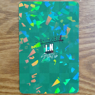 I.N Official Glitter Photocard Stray Kids Holiday Special Single