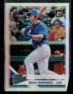 2019 Donruss Optic #RP-10 Nico Hoerner Rated Prospects Holo Rookie