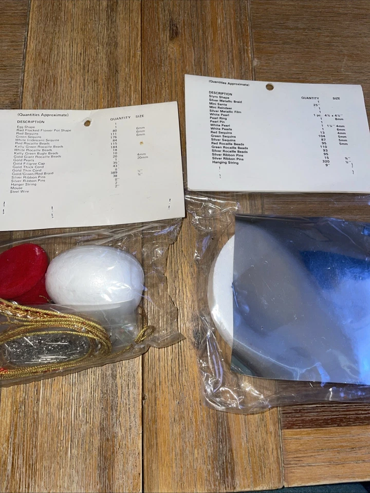 2 kits de adornos navideños LeeWards Boutique de colección: crucero dominical Santa Reflections Foto 4 de 4