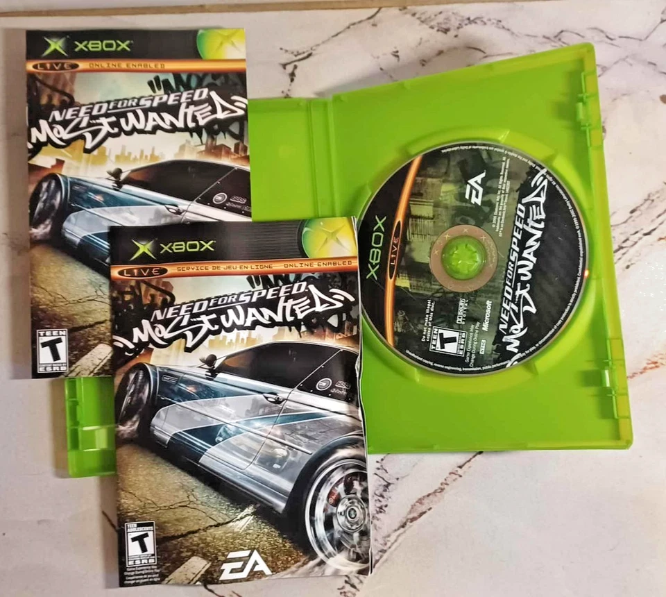 Need for speed most wanted XBOX Black Edition CIB With Manual and Works - Image 2 of 3