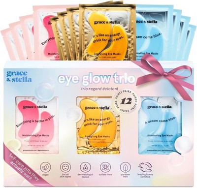 Under Eye Patches 12 pairs Eye Masks for Puffy Eyes and Dark Circles  Gifts f...