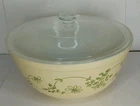 Vintage Pyrex #403 Shenandoah Mixing Bowl 2.5qt With Lid