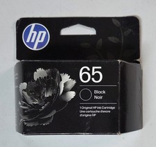 HP 65 Black Ink Cartridge - Factory Sealed NEW STOCK - EXP OCT 2027