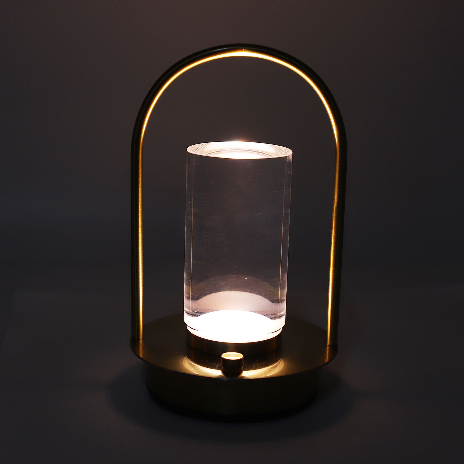 Table Lamp Modern Metal Cordless Touch Control 3 Color LED 2000mAh Bedside H