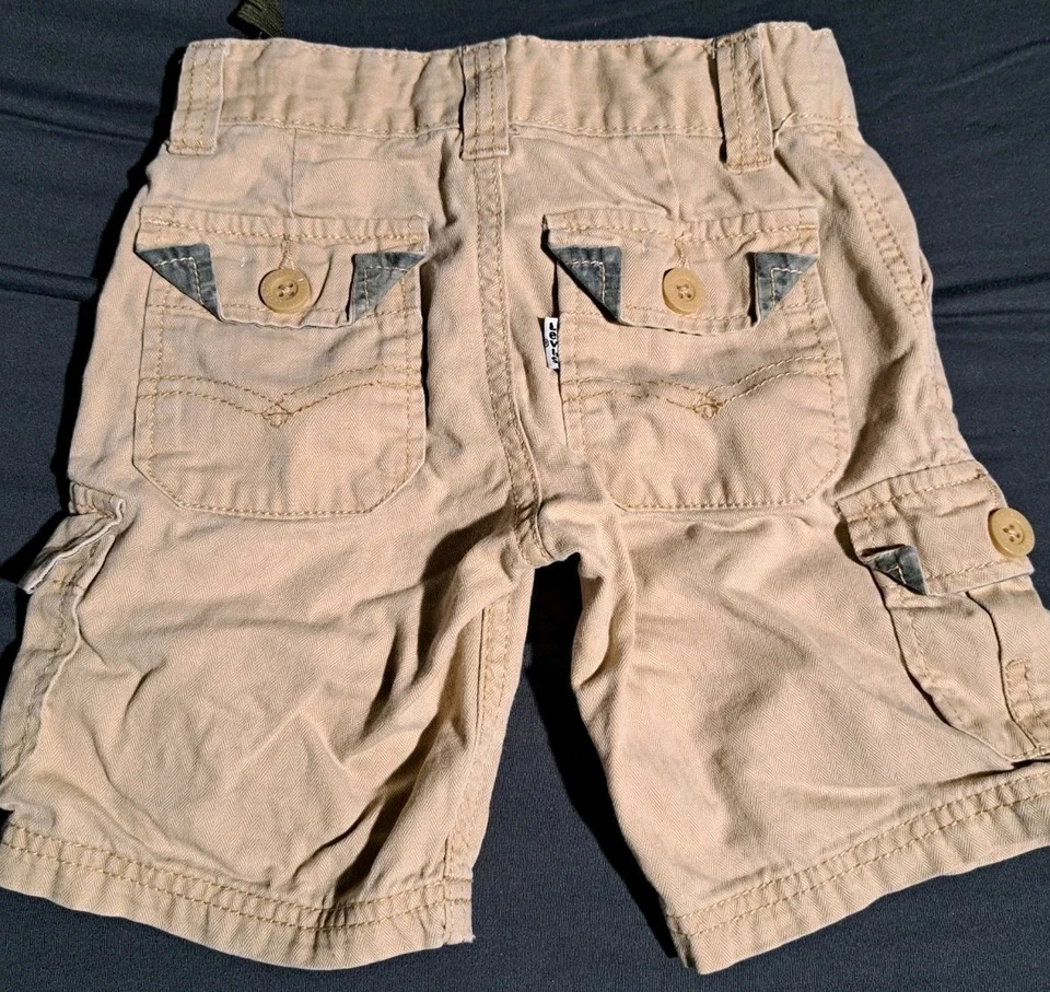 Pantalones Cortos Carga Levi’s Niños Talla 2t 1-2 Años Foto 2 de 4