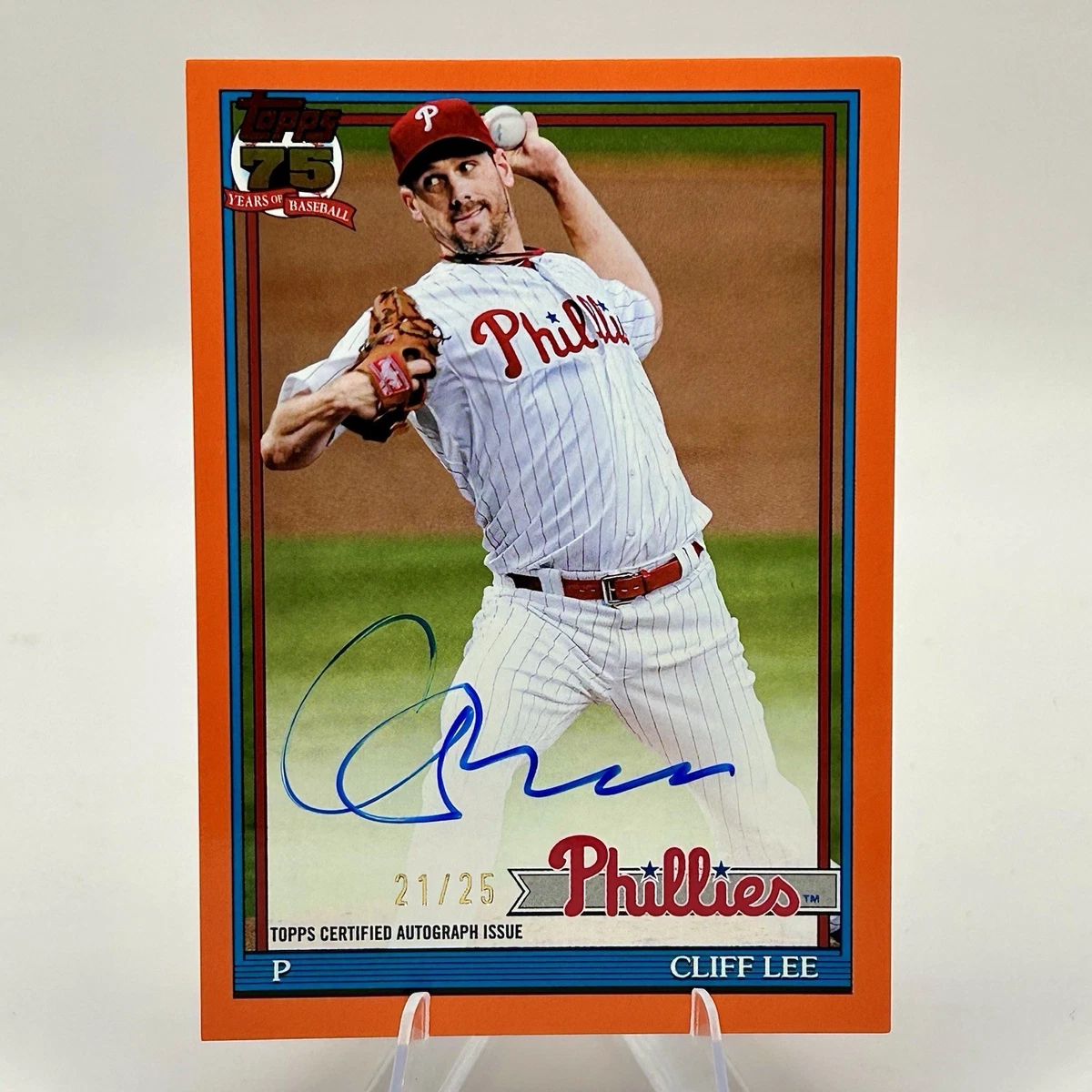 Major Leagues (MLB) Cliff Lee Baseball Serial Numbered Sports