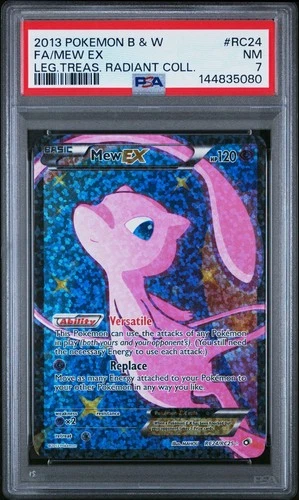 🔥MEW EX Full Art Holo RC24/RC25 Legendary Treasures PSA 7 2013 Pokemon TCG