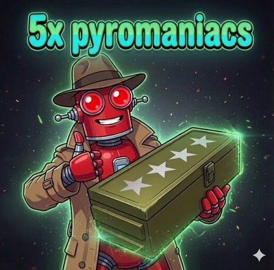 Fallout 76 PS4 / PS5   5x Pyromaniacs 