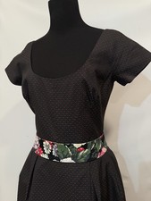 Authentic Dolce & Gabbana Dress Sz 42 Polka Dot & Floral D&G Italy Fits US 4/6