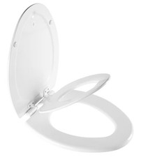 Mayfair NextStep Toilet Seat with Potty Training Seat slow close elongated, READ