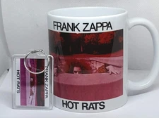 FRANK ZAPPA : ' HOT RATS' AMAZING RETRO  11oz  MUG + FREE KEYRING