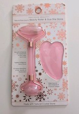 Precision Beauty Natural Rose Quartz Beauty Roller MISSING GUA SHA STONE