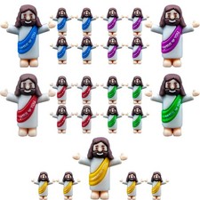 Little Jesus Figurines Mini Jesus Figures Pocket Jesus Religious Gifts for Ea...