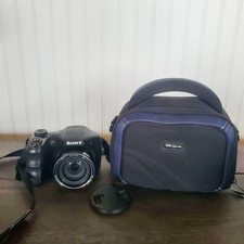 Sony Cybershot DSC-H200 Digital Camera 20.1MP 26X Zoom . W/Strap HD Card & case