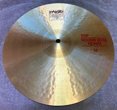 Paiste 2002 14'' Sound Edge Hi Hat Cymbals, 963 & 1,068 Grams, Video Demo., MINT